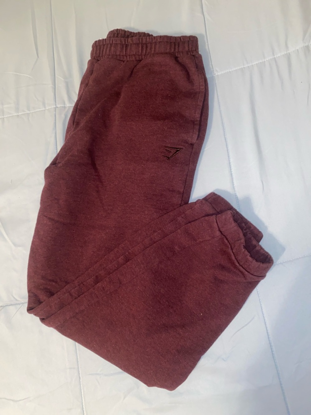 Gymshark Maroon Track Joggers